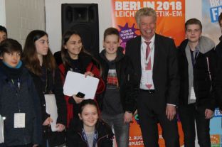 Überraschend kam es zu einem Interview mit dem Präsidenten des Deutschen Leichtathletik-Verbands Jürgen Kessing.JPG